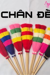 Chân Lông Chim Trĩ Mẫu 5 Tầng - Đỏ Vàng