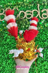 Chân Đế Chim Trĩ 5 Tầng - Trắng Đỏ