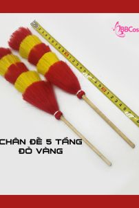 Chân Đế Chim Trĩ 5 Tầng - Trắng Đỏ