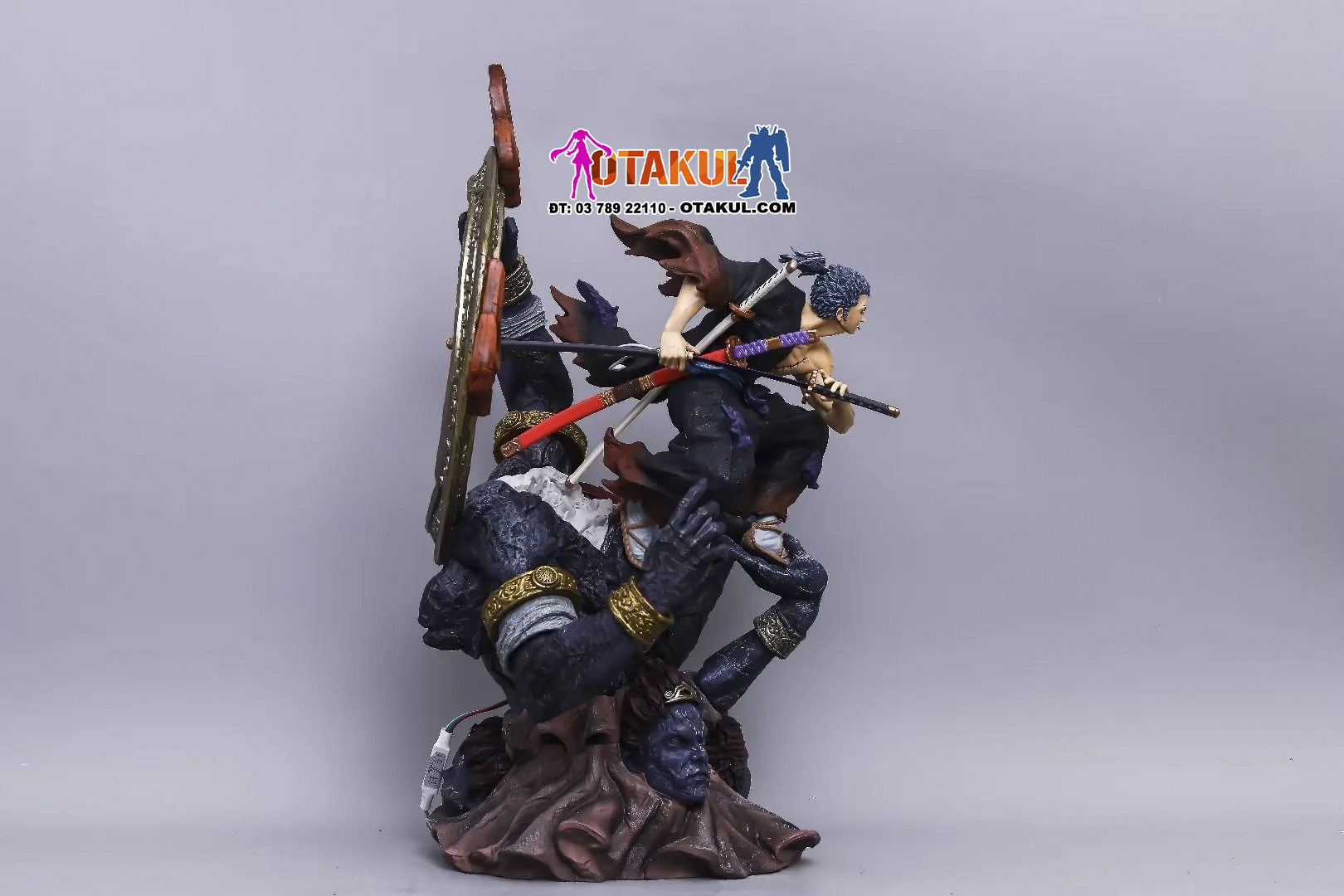 Mô Hình Figure Zoro Quỷ Thần Asura Có Led