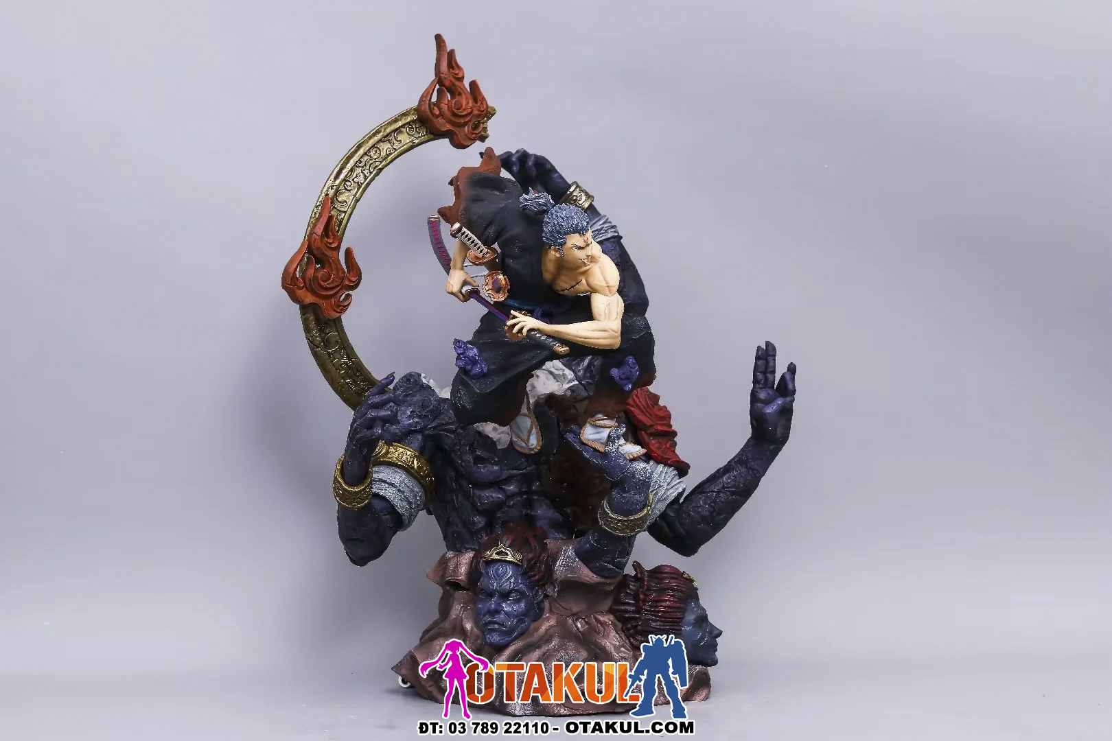 Mô Hình Figure Zoro Quỷ Thần Asura Có Led