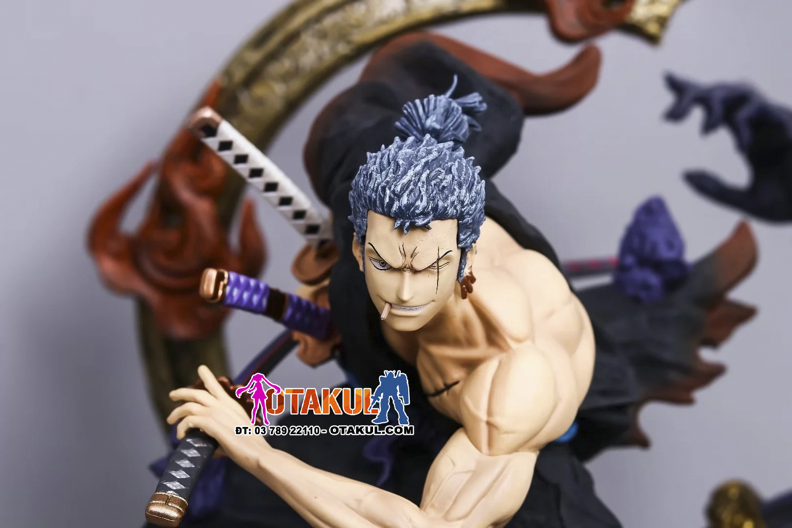 Mô Hình Figure Zoro Quỷ Thần Asura Có Led