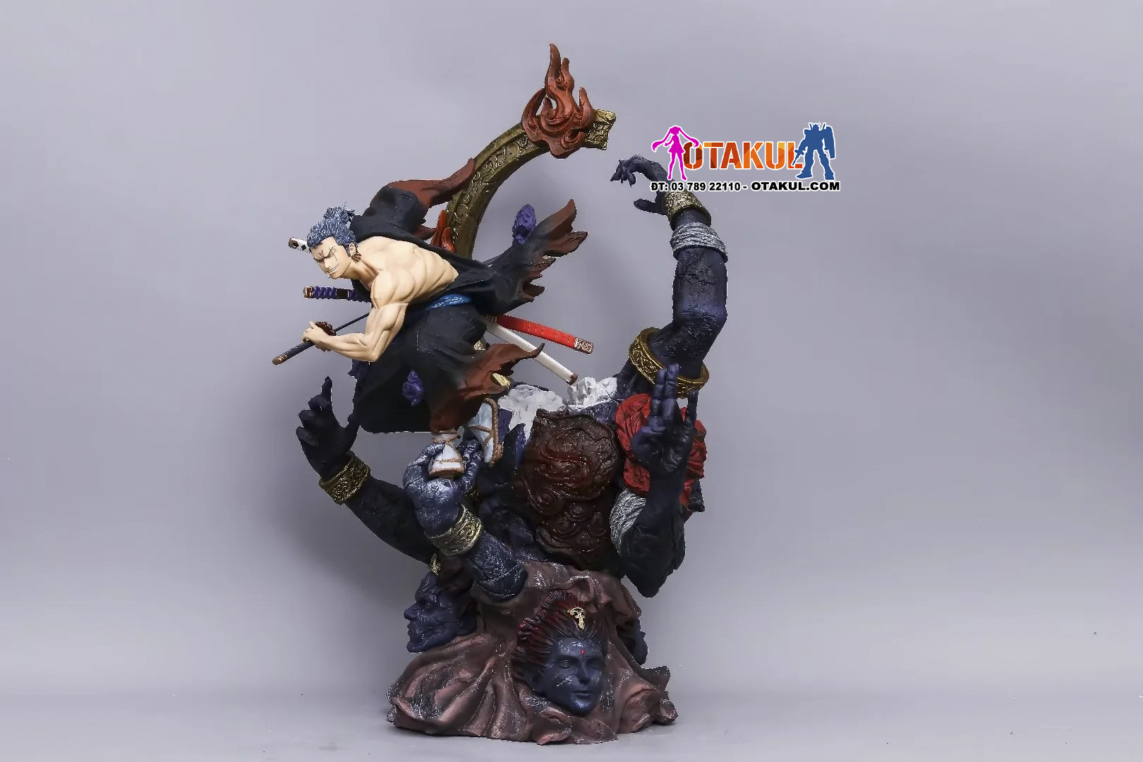 Mô Hình Figure Zoro Quỷ Thần Asura Có Led