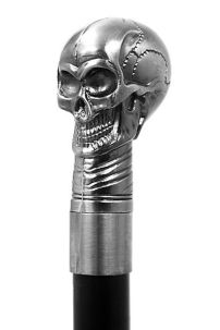 Gậy Qúy Tộc Đầu Lâu Màu Crom