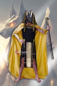 Đồ Ai Cập Thần Anubis Choàng Vàng