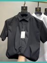 Áo Sơ Mi Nam Cơ Bản Tay Ngắn - Màu Đen