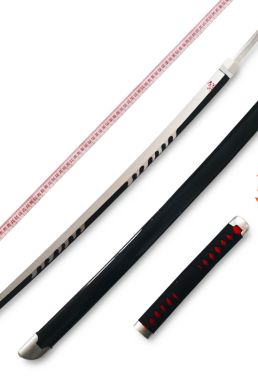 Kiếm Gỗ Nhật Luân Kiếm Kamado Tanjirou Thế Hệ 3 Làng Thợ Rèn Lưỡi Trắng Đen - Kimetsu No Yaiba