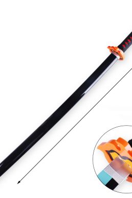 Kiếm Gỗ Nhật Luân Kiếm Kamado Tanjirou Thế Hệ 3 Làng Thợ Rèn Lưỡi Xanh - Kimetsu No Yaiba