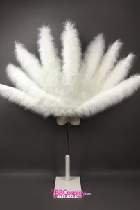 Set 9 Đuôi Hồ Ly - Hồ Ly Chín Đuôi Trắng Dài 100Cm