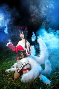 Set 9 Đuôi Hồ Ly - Hồ Ly Chín Đuôi Trắng Dài 100Cm