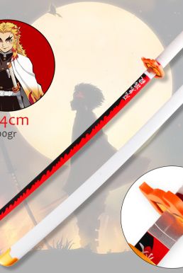 Kiếm Gỗ Luân Kiếm Viêm Trụ Rengoku - Kimetsu No Yaiba
