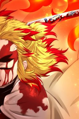 Kiếm Gỗ Luân Kiếm Viêm Trụ Rengoku - Kimetsu No Yaiba