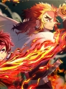 Kiếm Gỗ Luân Kiếm Viêm Trụ Rengoku - Kimetsu No Yaiba