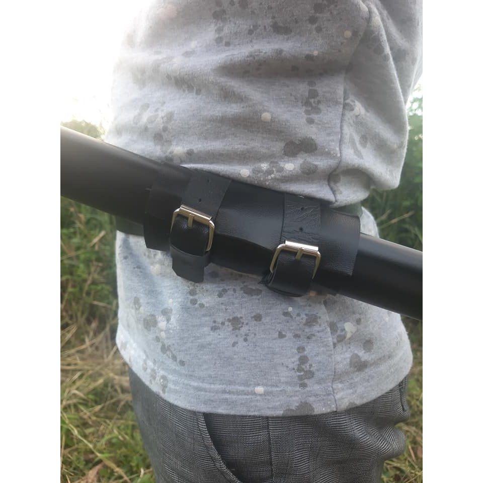 Thắt Lưng Đeo Kiếm - Đai Da Đeo Kiếm - Thắt Lưng Gắn Bao Kiếm Loại 2 Kiếm Cao Cấp Màu Đen