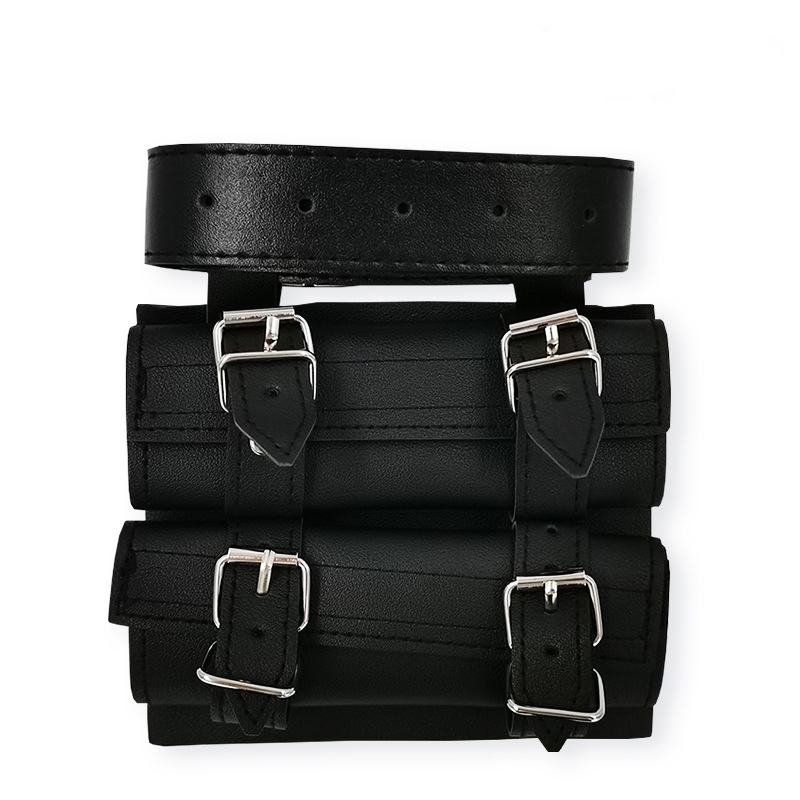 Thắt Lưng Đeo Kiếm - Đai Da Đeo Kiếm - Thắt Lưng Gắn Bao Kiếm Loại 2 Kiếm Cao Cấp Màu Đen