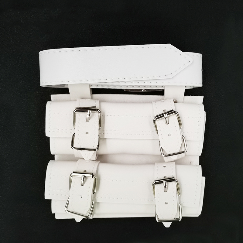 Thắt Lưng Đeo Kiếm - Đai Da Đeo Kiếm - Thắt Lưng Gắn Bao Kiếm Loại 2 Kiếm Cao Cấp Màu Trắng