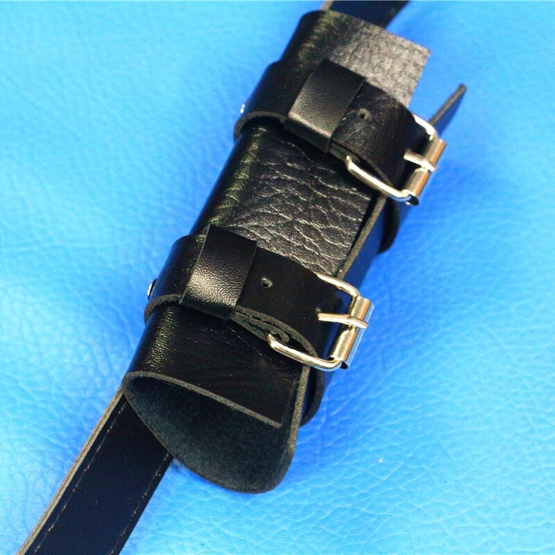 Thắt Lưng Đeo Kiếm - Đai Da Đeo Kiếm - Thắt Lưng Gắn Bao Kiếm Loại 3 Kiếm Cao Cấp Màu Đen