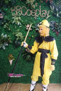 Trọn Bộ Đồ Tôn Ngộ Không - Màu Vàng