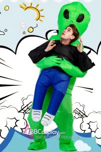 Trang Phục Bơm Hơi Người Ngoài Hành Tinh Alien X Halloween