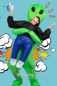 Trang Phục Bơm Hơi Người Ngoài Hành Tinh Alien X Halloween