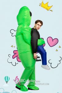 Trang Phục Bơm Hơi Người Ngoài Hành Tinh Alien X Halloween