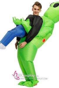 Trang Phục Bơm Hơi Người Ngoài Hành Tinh Alien X Halloween