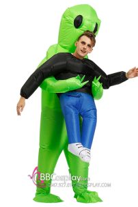Trang Phục Bơm Hơi Người Ngoài Hành Tinh Alien X Halloween