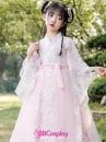 Trang Phục Hằng Nga Cho Bé - Hồng Hoa