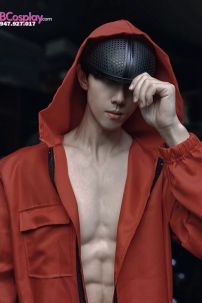 Mặt Nạ Squid Game Hình Vuông