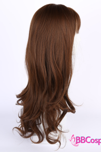 Tóc Dài Mái Ngang Màu Nâu Hạt Dẻ