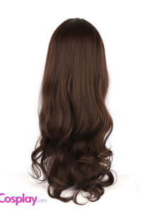 Tóc Xoăn Dài Màu Nâu Chocolate