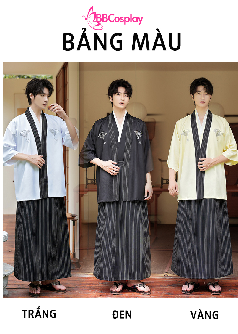 Kimono Samurai - Trang Phục Nhật Bản