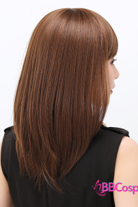 Tóc Tỉa Layer Màu Nâu Hạt Dẻ