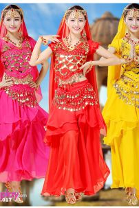 Đồ Ấn Độ Đỏ Tay Ngắn