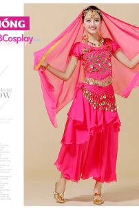 Đồ Ấn Độ Màu Hồng Tay Ngắn