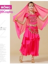 Trang Phục Ấn Độ Màu Hồng Tay Ngắn