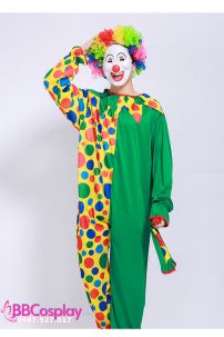 Đồ Chú Hề Nam Màu Xanh Lá