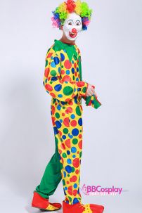 Đồ Chú Hề Nam Màu Xanh Lá