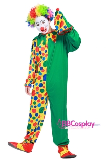 Trang Phục Chú Hề Nam Màu Xanh Lá