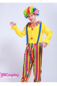 Đồ Chú Hề Nam Màu Vàng Sọc