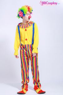 Đồ Chú Hề Nam Màu Vàng Sọc