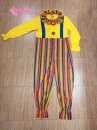 Trang Phục Chú Hề Nam Áo Vàng Quần Sọc 7 Màu