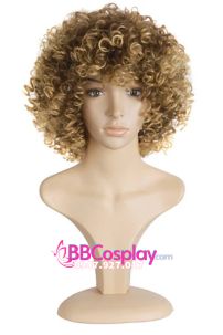 Tóc Xoăn Nâu Sáng Mì Tôm Châu Phi