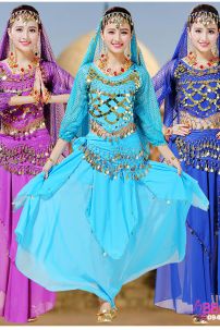 Đồ Cô Dâu Ấn Độ Vàng Tay Dài Váy Nhọn