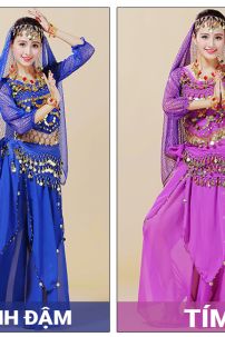 Đồ Cô Dâu Ấn Độ Đỏ Tay Dài Váy Nhọn