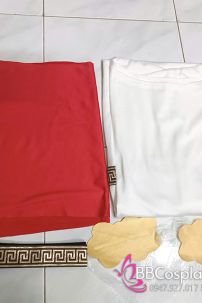 Đồ Hy Lạp Cổ Đại - Áo Trắng Choàng Đỏ