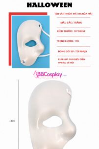 Mặt Nạ Trắng Phantom - Bóng Ma Trong Nhà Hát Opera