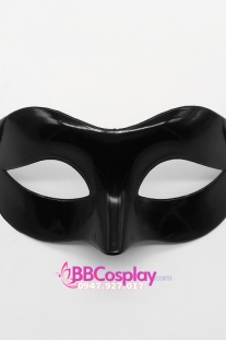 Mặt Nạ Lễ Hội Nửa Mặt Đơn Giản Không Cầu Kỳ - Màu Đen