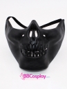 Mặt Nạ Nửa Mặt Xương Hàm - Màu Đen