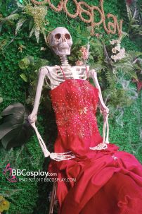 Mô Hình Bộ Xương Người Cao 170Cm  Dùng Trang Trí Halloween